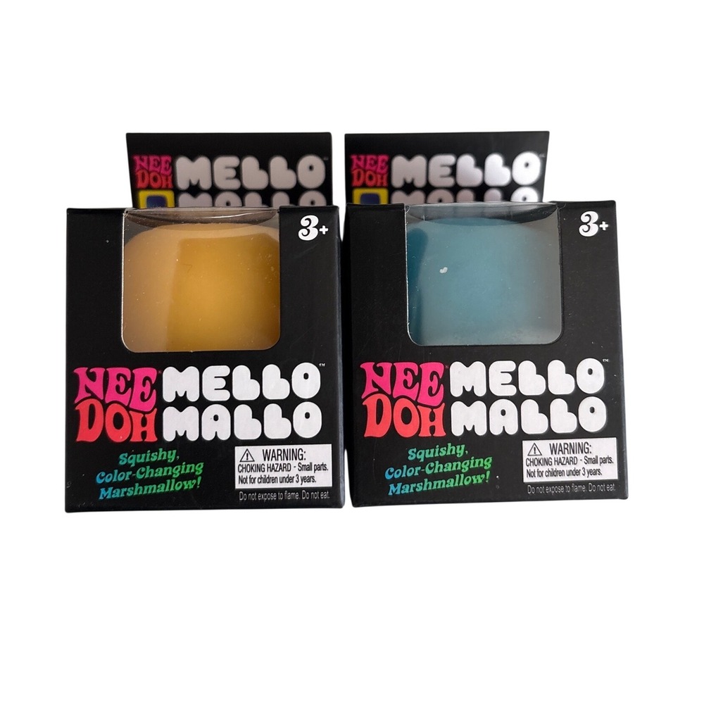 Schylling NeeDoh Mello Mallo Color Changing Squishy Fidget Toy Set 2pk 26058HY
